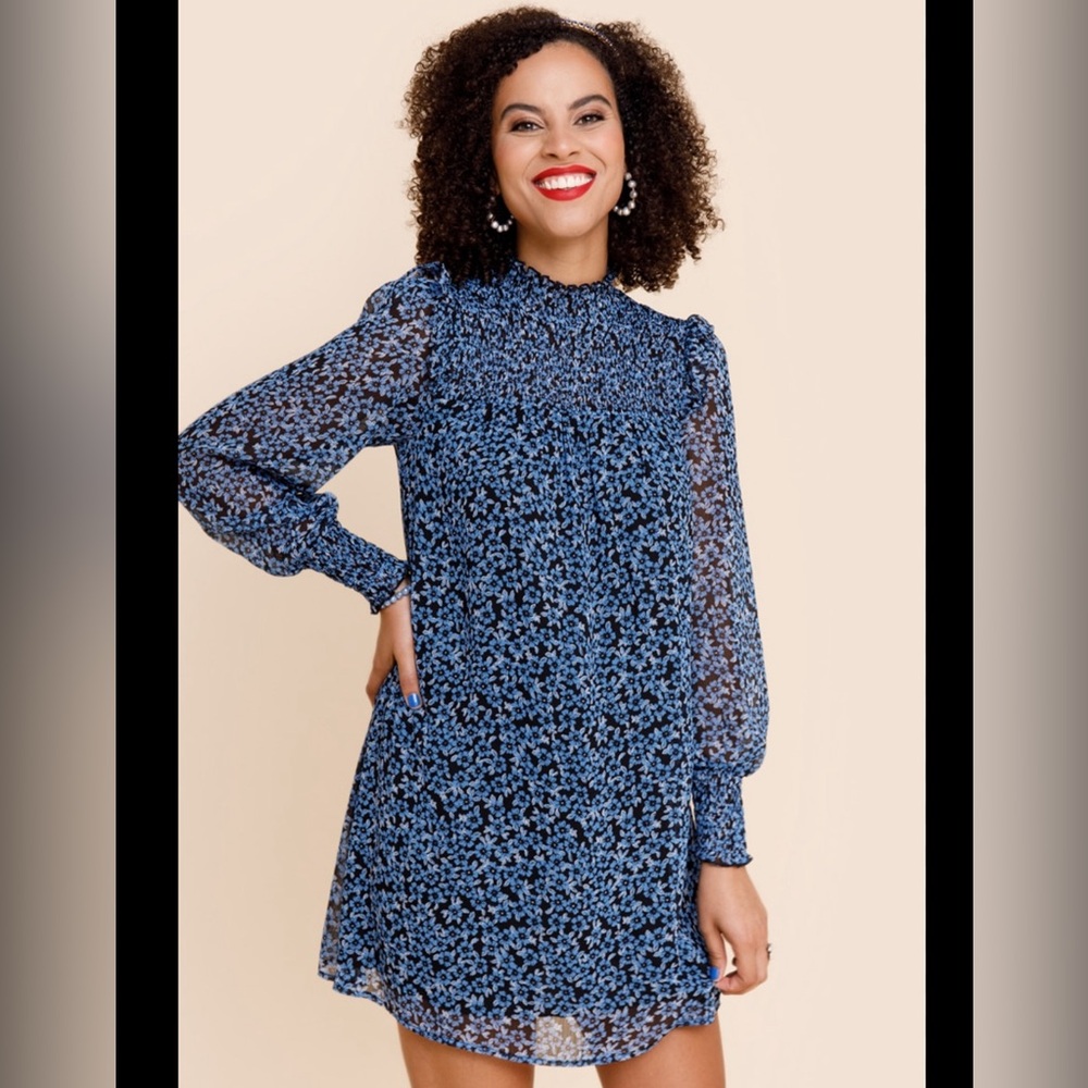 Francesca’s Boutique Lucy Smocked Floral Dress